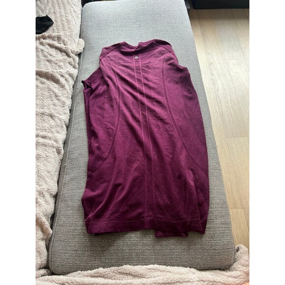 Lululemon Swiftly Tech Long Sleeve Red - Picture 3 of 4